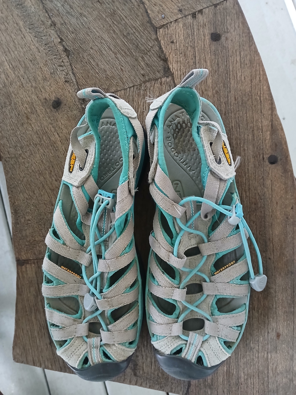 Keen Women's Teal and Beige Outdoor Sport Sandals